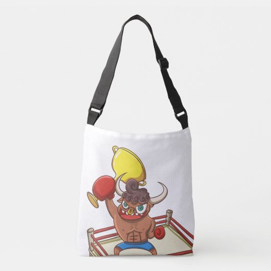 Chinesische Zodiakmuster-Kuh Tragetaschen Mit Langen Trägern (Vorderseite)