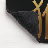 Chinesischer Affen Jahr Gold Ideogramm Zodiac Birt Mousepad (Ecke)