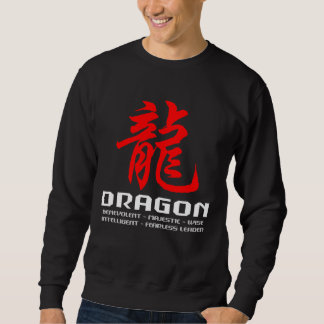 Chinesischer Astrologie-Drache-Schwarz-T - Shirt