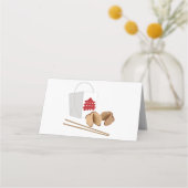 chinesischer Ausstieg Platzkarte (Vorderseite)