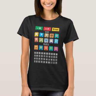 Chinesischer Autismus AAC PECS Mitteilung über die T-Shirt