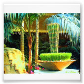 Chinesischer Bambu Fotodruck (Vorne)