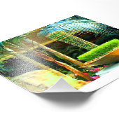 Chinesischer Bambu Fotodruck (Ecke)