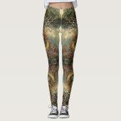 Chinesischer Baumdrache Tattoo Leggings (Vorderseite)