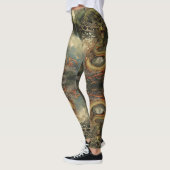 Chinesischer Baumdrache Tattoo Leggings (Links)