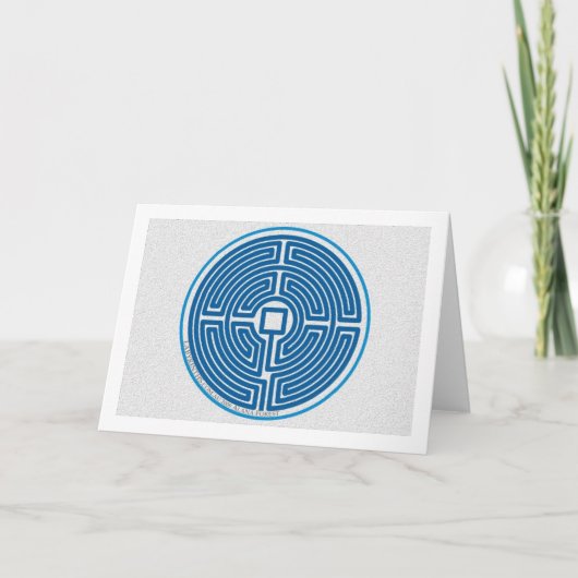 chinesischer blauer Stein des Stromkreises des Karte (Vorderseite)