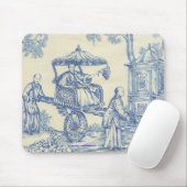 Chinesischer Blauer Toile Mousepad (Mit Mouse)