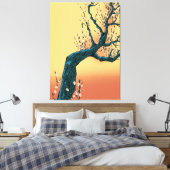 Chinesischer Blossom Leinwanddruck (Insitu (Schlafzimmer))