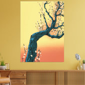 Chinesischer Blossom Leinwanddruck (Insitu (Wohnzimmer))