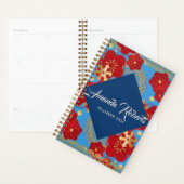 Chinesischer Blume-Planer für das neue Jahr 2024 Planer (Anzeige)