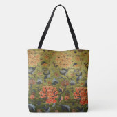 Chinesischer Brokat Grün Tasche (Rückseite)