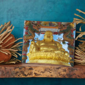 Chinesischer Buddha Fotoplatte (Seite)