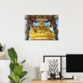 Chinesischer Buddha Poster (Heimbüro)