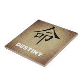 Chinesischer Charakter Fliese (Seite)