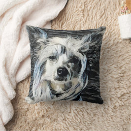 Chinesischer Crested Hund Kissen