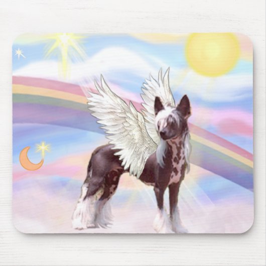 Chinesischer Crested Hund Mousepad (Vorne)
