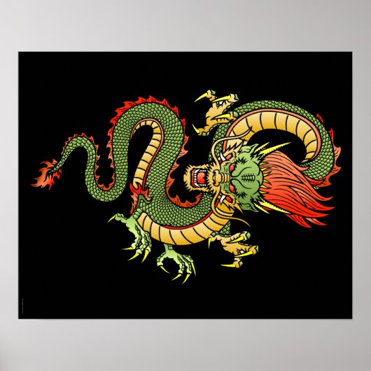 Chinesischer Drache 09 Poster (Vorne)