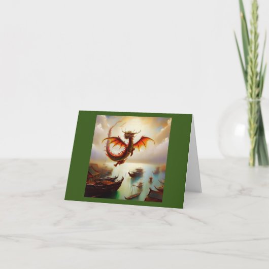 Chinesischer Drache (10) Karte (Vorderseite)