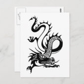 Chinesischer Drache (13) Postkarte (Vorne/Hinten)