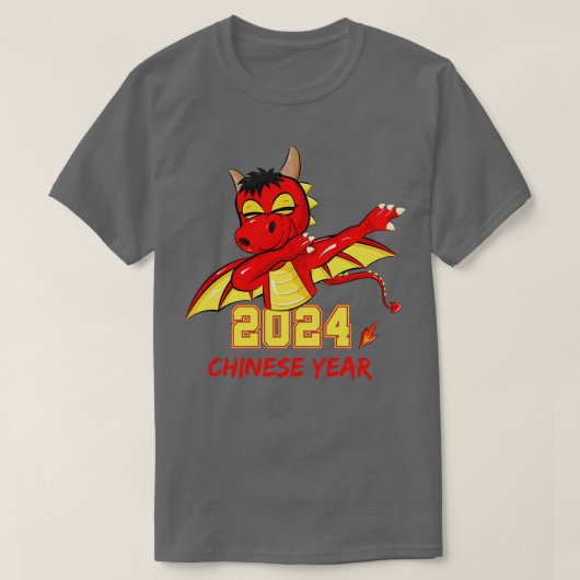 Chinesischer Drache 2024 T-Shirt (Design vorne)