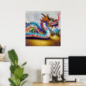 Chinesischer Drache (21) Poster (Heimbüro)