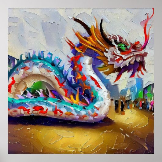 Chinesischer Drache (21) Poster (Vorne)