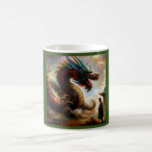 Chinesischer Drache (23) Kaffeetasse (Mittel)