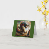 Chinesischer Drache (23) Karte (Gelbe Blume)