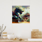 Chinesischer Drache (26) Poster (Küche)