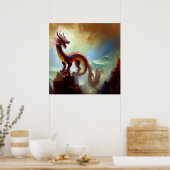 Chinesischer Drache (28) Poster (Küche)