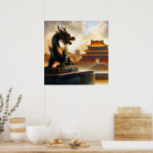 Chinesischer Drache (33) Poster (Küche)