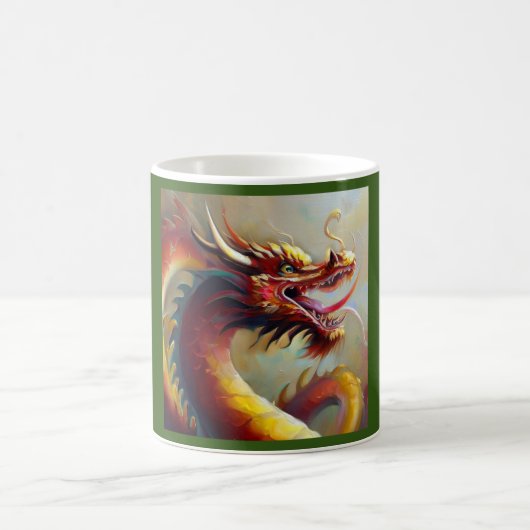 Chinesischer Drache (35) Kaffeetasse (Mittel)