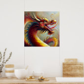 Chinesischer Drache (35) Poster (Küche)