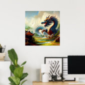 Chinesischer Drache (36) Poster (Heimbüro)