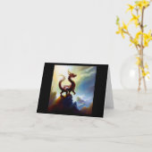 Chinesischer Drache (3) Karte (Gelbe Blume)