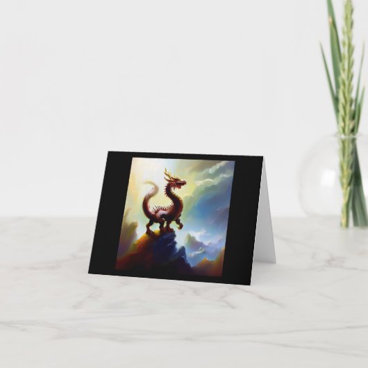 Chinesischer Drache (3) Karte (Vorderseite)