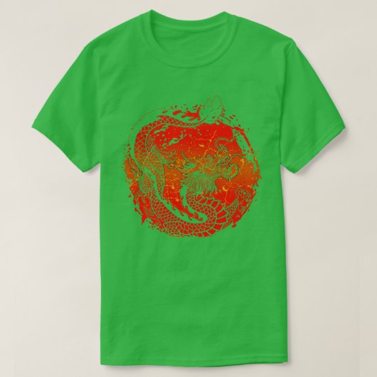 Chinesischer Drache 41 T-Shirt (Design vorne)