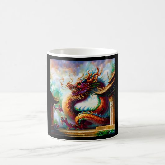Chinesischer Drache (6) Kaffeetasse (Mittel)