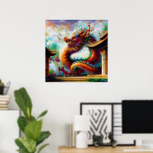 Chinesischer Drache (6) Poster (Heimbüro)