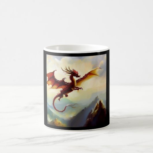 Chinesischer Drache (7) Kaffeetasse (Mittel)