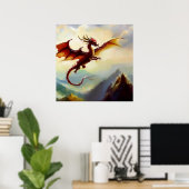 Chinesischer Drache (7) Poster (Heimbüro)