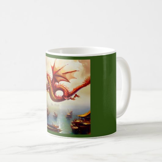 Chinesischer Drache (9) Kaffeetasse (VorderseiteRechts)