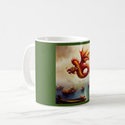 Chinesischer Drache (9) Kaffeetasse (Vorderseite Links)