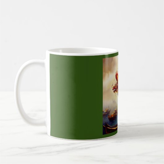 Chinesischer Drache (9) Kaffeetasse (Links)