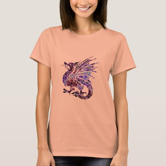 Chinesischer Drache Art Women's Shirt (Vorderseite)