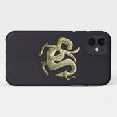 Chinesischer Drache aus alter Bronze Case-Mate iPhone Hülle (Rückseite (Horizontal))