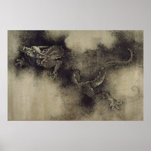 Chinesischer Drache aus der Song-Dynastie von Chen Poster (Vorne)