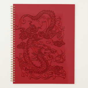 Chinesischer Drache aus Rot Planer