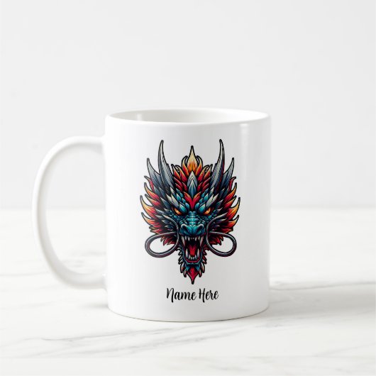 Chinesischer Drache Benutzername Kaffeetasse (Links)