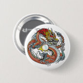 chinesischer Drache Button (Vorne & Hinten)